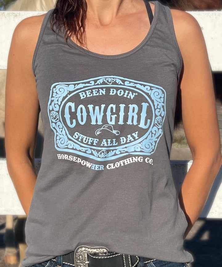 Been Doin' Cowgirl Stuff Women's Tank