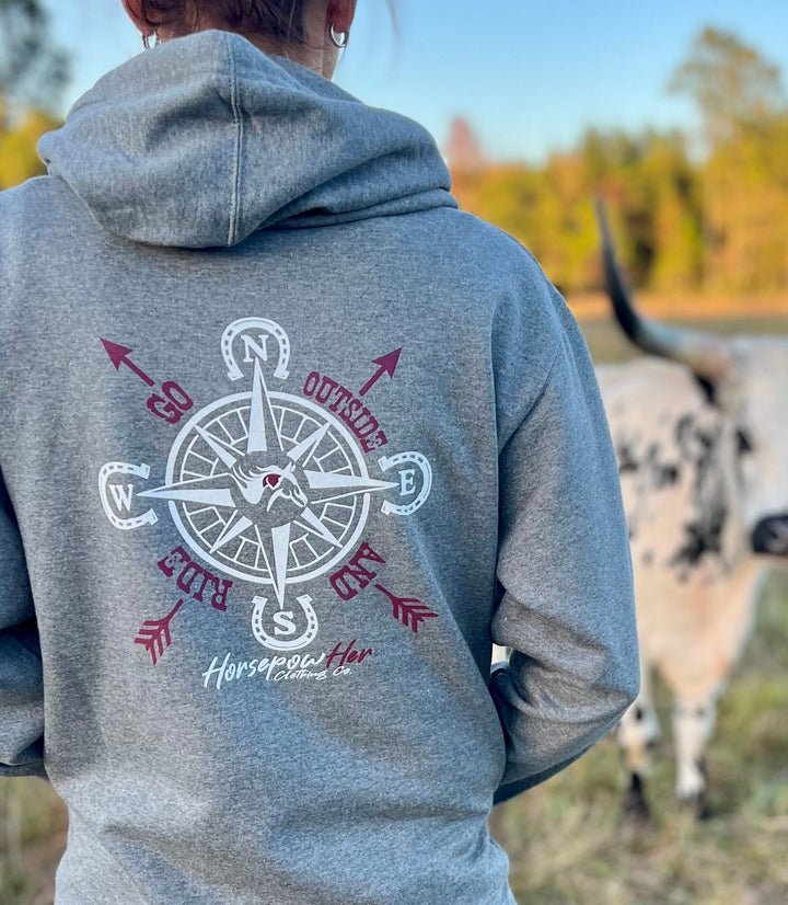 Go Outside and Ride Women's Hoodie