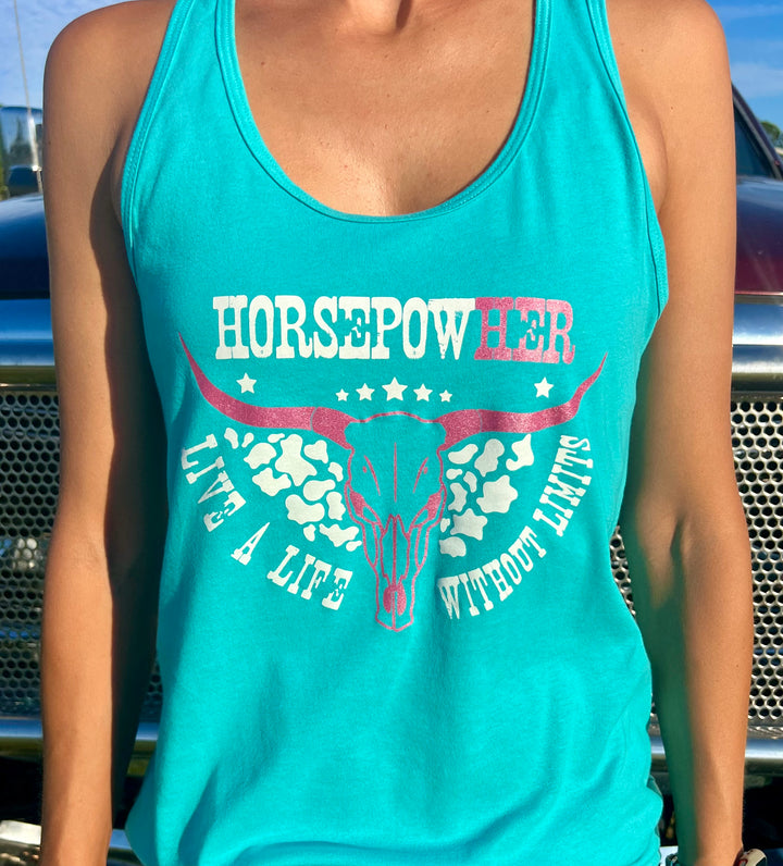Women's HorsepowHer Skull Tank