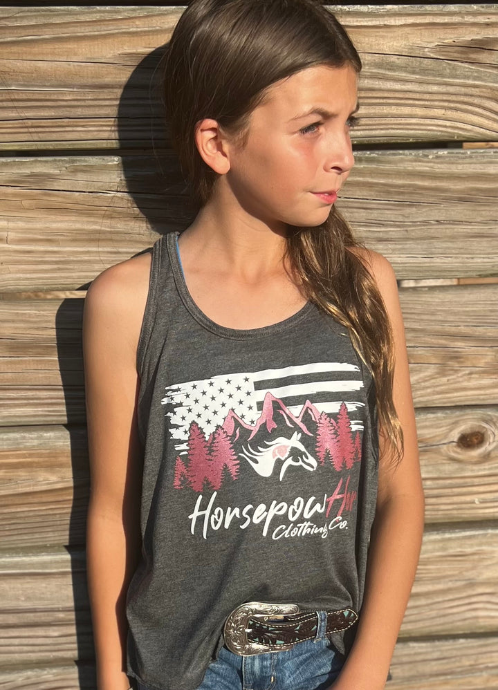 HorsepowHer Freedom Youth Tank