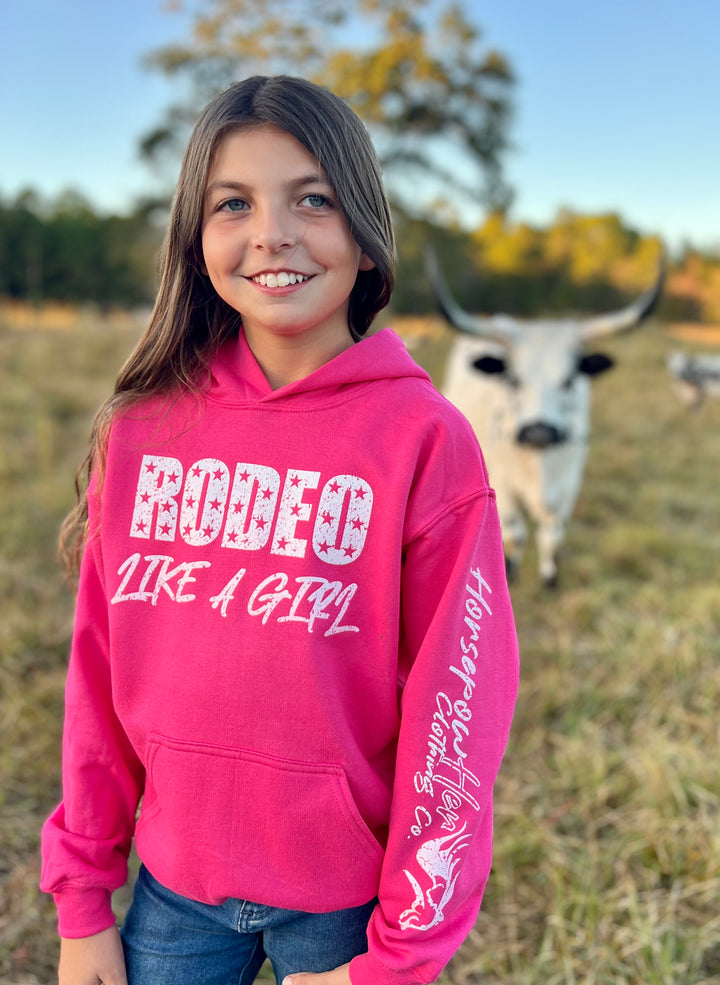 RODEO LIKE A GIRL Youth Hoodie
