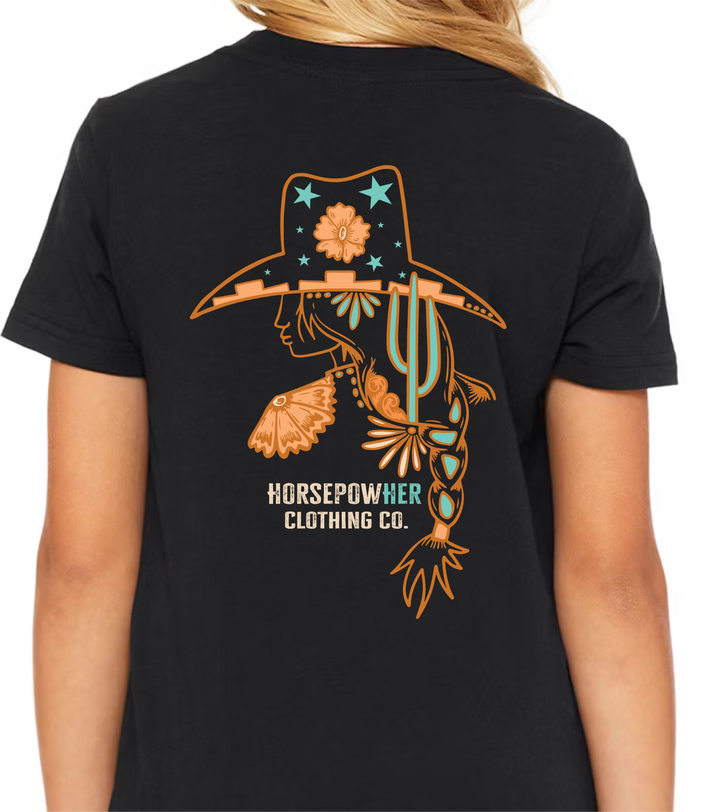 YOUTH COSMIC COWGIRL TEE