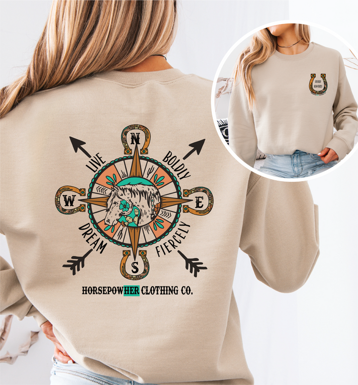 Women's  Compass 2.0 Crewneck Sweatshirt
