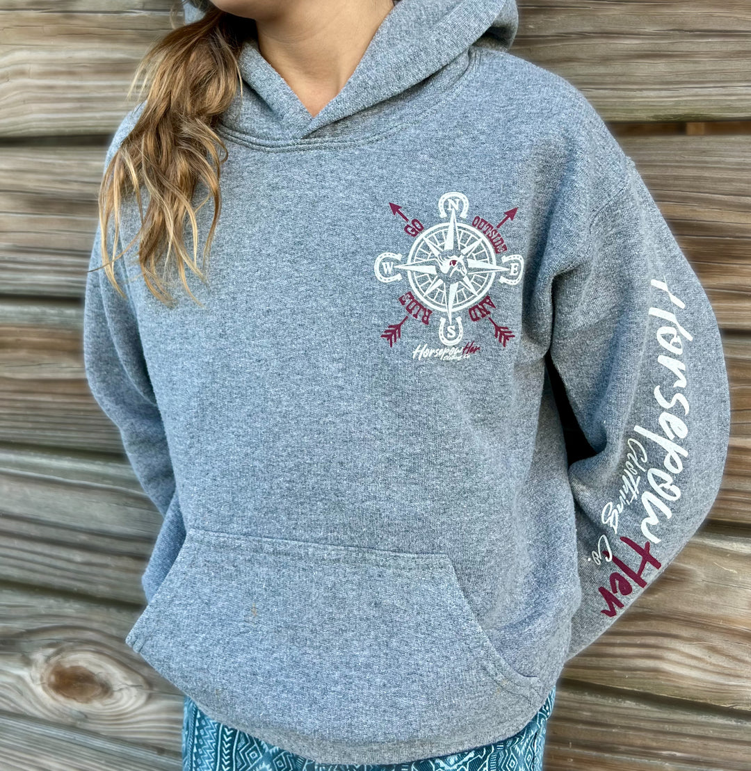 Go Outside and Ride Youth Hoodie