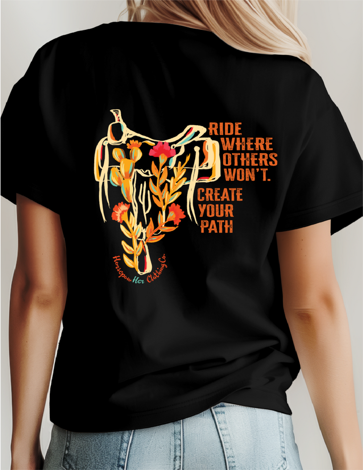 Women's Ride Where Others Won't Tee