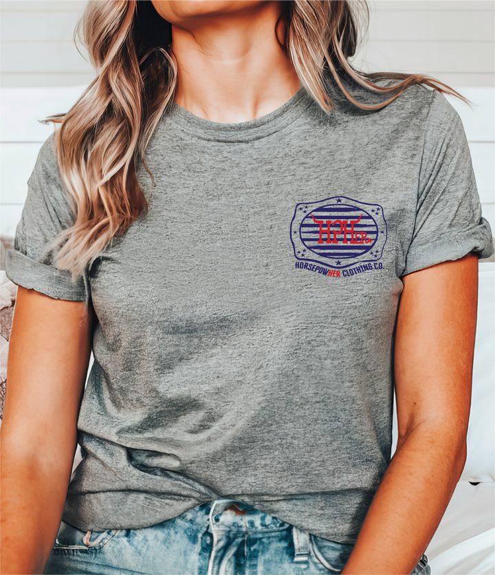 Women's God, Country and Cowgirls Tee