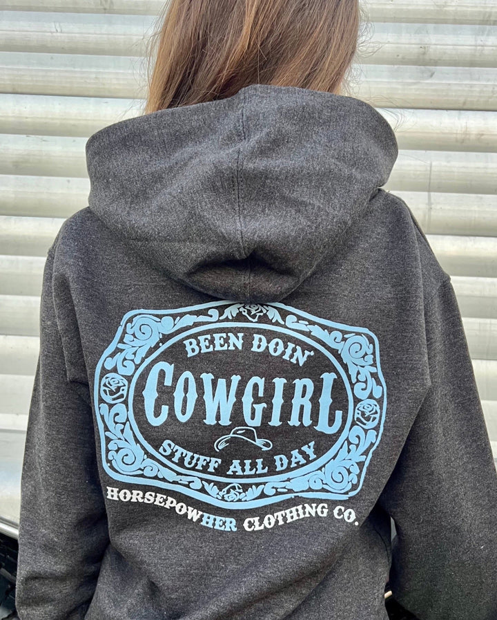 Been Doin' Cowgirl Stuff Youth Hoodie