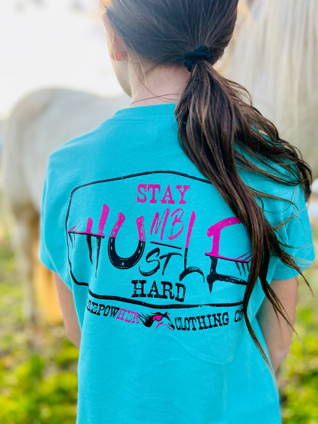 Stay Humble Hustle Hard Youth Tee
