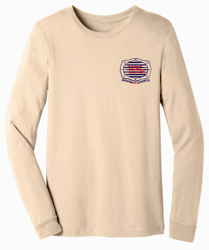 Women's God, Country and Cowgirls Long Sleeve Tee