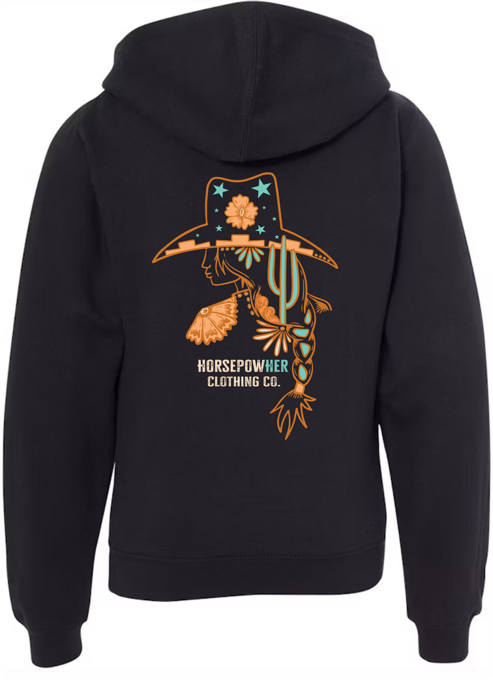 Youth Cosmic Cowgirl Hoodie