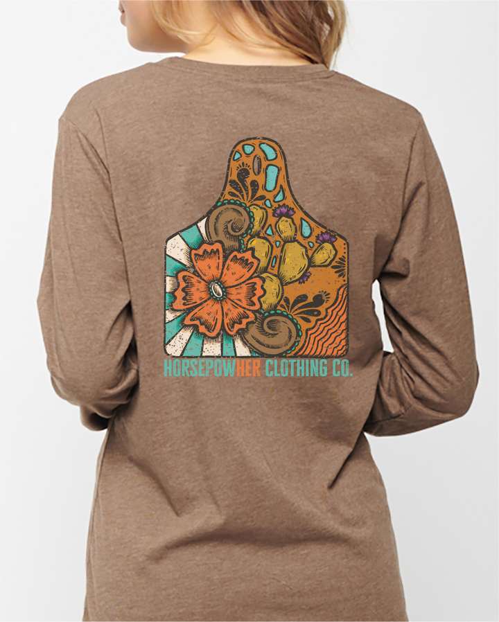 Women's Cattle Tag Long Sleeve