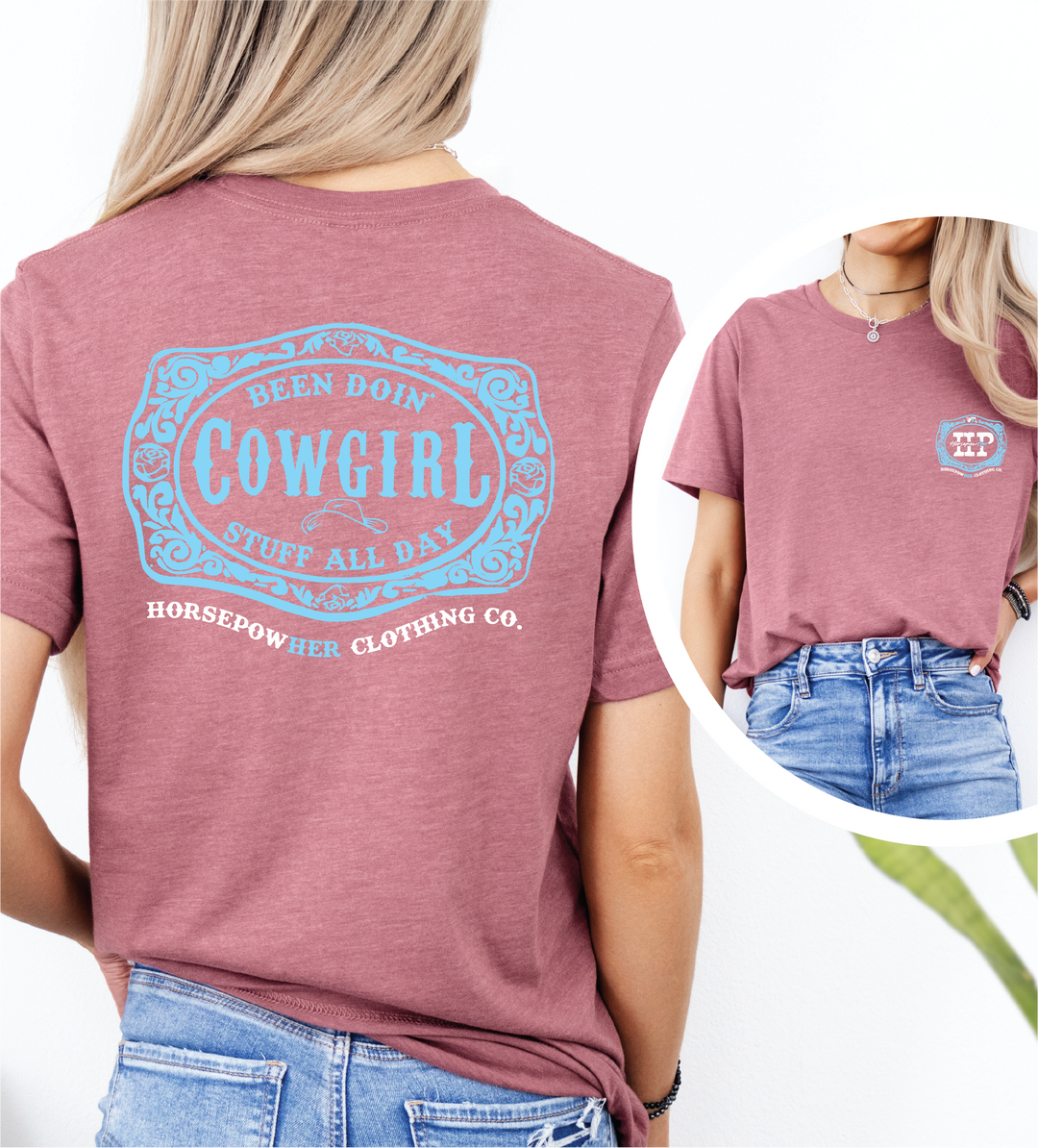 Been Doin' Cowgirl Stuff Women's Tee