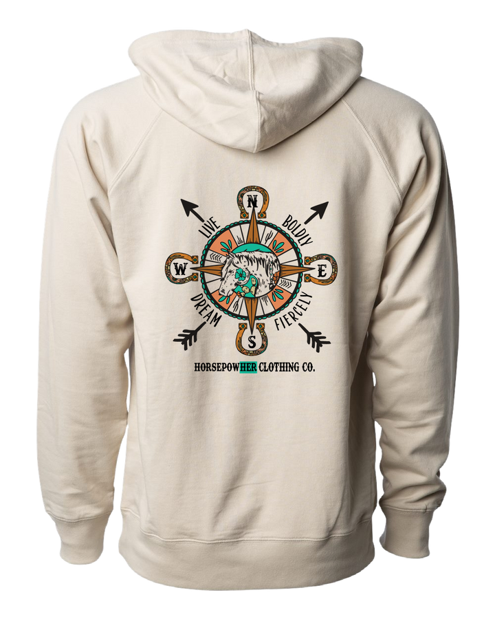 Women's Live Boldly Compass Lightweight Hoodie