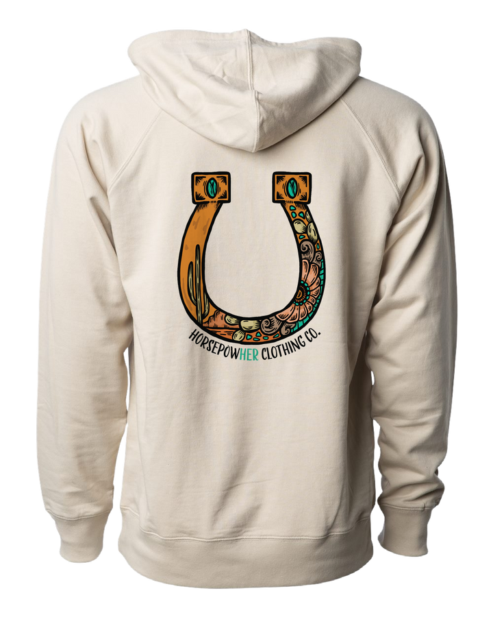 Women's HorsepowHer Horseshoe Lightweight Hoodie