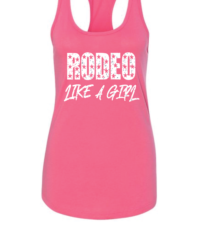 RODEO LIKE A GIRL Logo Tank